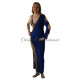 Robe baladi/Saidi de danse orientale bleu roy
