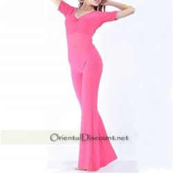 Tenue de cours de danse orientale fuschia