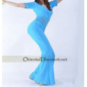 Tenue de cours de danse orientale turquoise