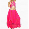 Costume de danse orientale fuschia