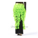 Ceinture de danse orientale à franges vert clair