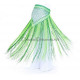 Ceinture de danse orientale à fils bicolore vert