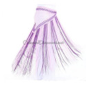 Ceinture de danse orientale à fils bicolore violet et rose