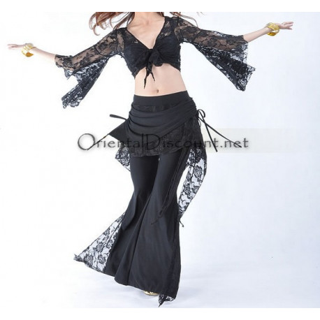 Tenue de cours de danse orientale noir