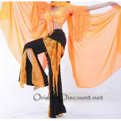 Tenue de cours de danse orientale orange