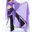 Tenue de cours de danse orientale violet