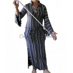 Robe baladi de danse orientale noir et argent