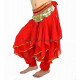 Sarouel de danse orientale rouge