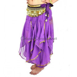 Sarouel de danse orientale violet