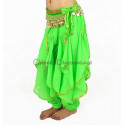 Sarouel de danse orientale vert pomme