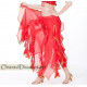 Jupe de danse orientale rouge