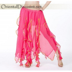 Jupe de danse orientale fuschia