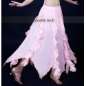 Jupe de danse orientale rose clair