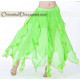 Jupe de danse orientale vert pomme