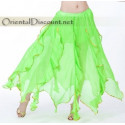 Jupe de danse orientale vert pomme