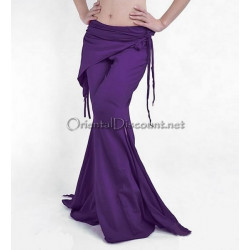Pantalon de cours de danse orientale violet