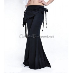Pantalon de cours de danse orientale noir