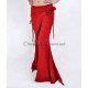 Pantalon de cours de danse orientale rouge