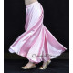 Jupe satin de danse orientale rose