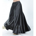 Jupe satin de danse orientale noir