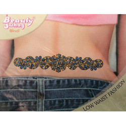 Tatouage de dos pailleté