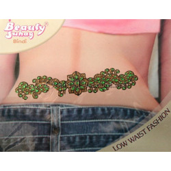 Tatouage de dos pailleté