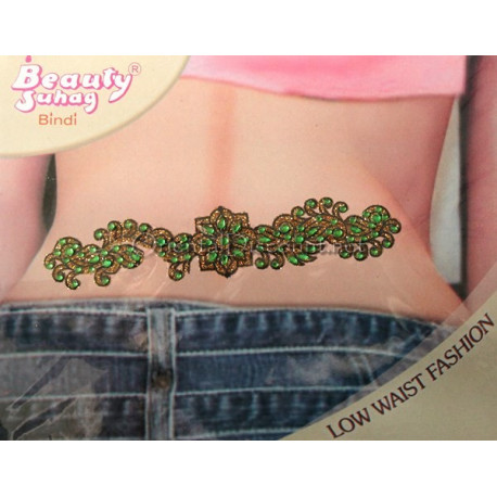 Tatouage de dos pailleté