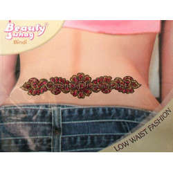Tatouage de dos pailleté