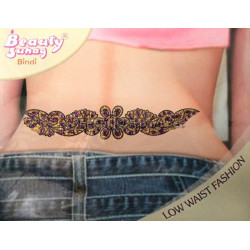 Tatouage de dos pailleté