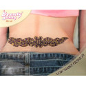Tatouage de dos pailleté