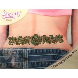 Tatouage de dos pailleté