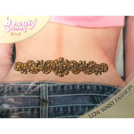 Tatouage de dos pailleté