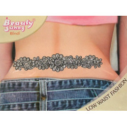 Tatouage de dos pailleté