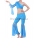 Tenue pour cours de danse orientale turquoise