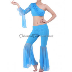 Tenue pour cours de danse orientale turquoise