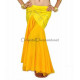 Jupe sirène de danse orientale paillete jaune doré