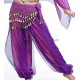 Sarouel de danse orientale violet