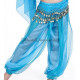 Sarouel de danse orientale turquoise