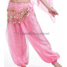 Sarouel de danse orientale rose