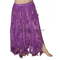 Jupe de danse orientale violet