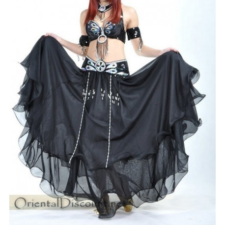 Tenue de danse orientale 3 pièces noir