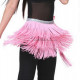 Ceinture de danse orientale à fils rose clair