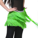 Ceinture de danse orientale à fils vert 