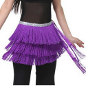 Ceinture de danse orientale à fils violet