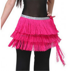 Ceinture de danse orientale à fils fuschia