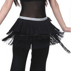 Ceinture de danse orientale à fils noir