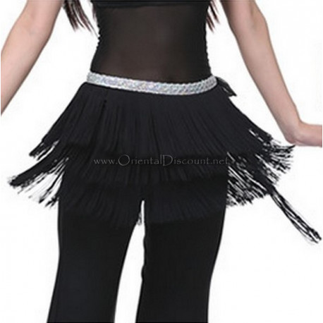 Ceinture de danse orientale à fils noir