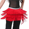 Ceinture de danse orientale à fils rouge