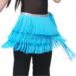 Ceinture de danse orientale à fils turquoise