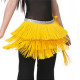 Ceinture de danse orientale à fils jaune